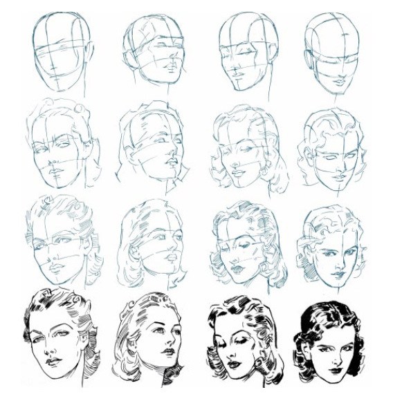 comment apprendre a dessiner un visage