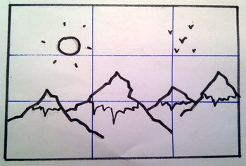 comment dessiner des montagnes