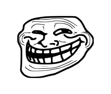 expression du troll face