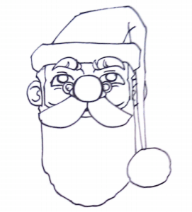 dessiner le père noël