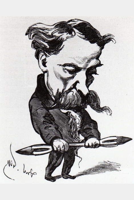 Caricature D'André Gill