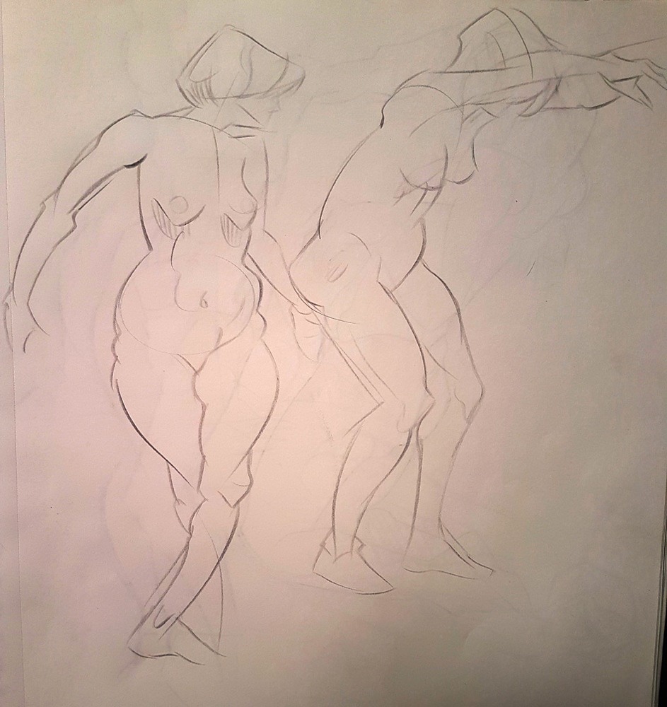 poses dynamiques dessin