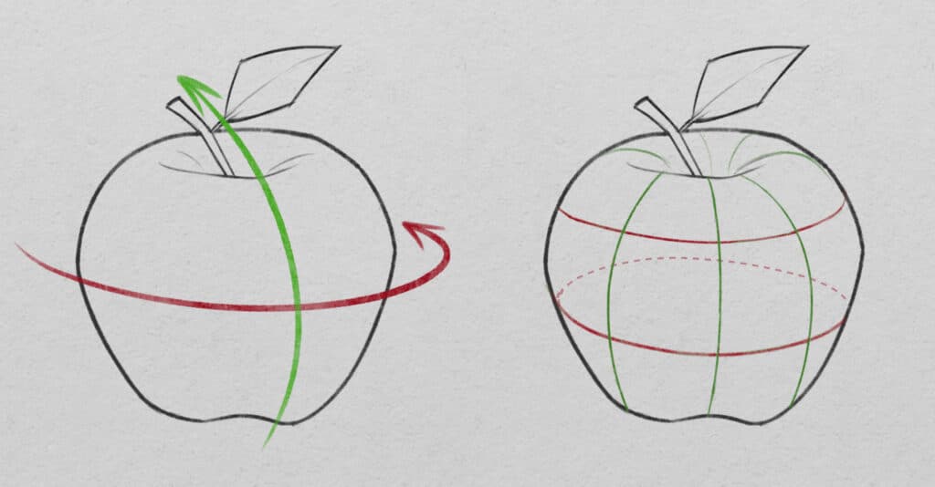 Exemple d'un volume en trois dimensions