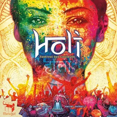 Couverture du jeu Holi : Festival des Couleurs illustré par Vincent Dutrait