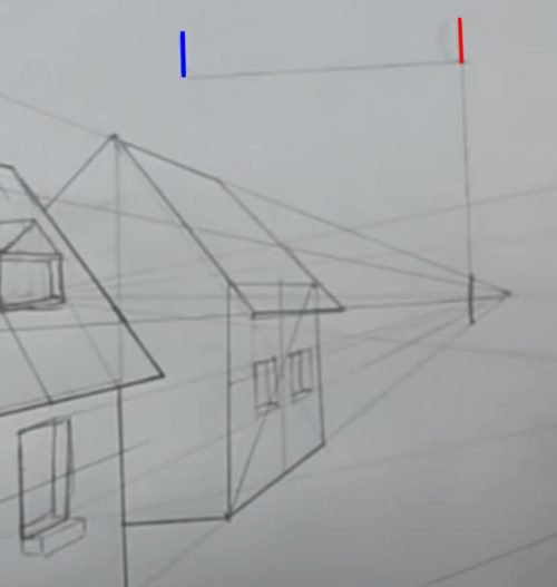 Dessin maison FACILE etape par etape - Comment dessiner une maison 5 